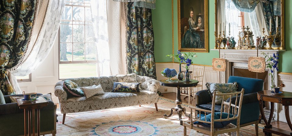 То, что сделает дом по-королевски роскошным: ткани от Designers Guild