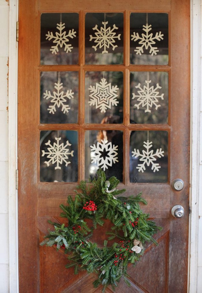 Как украсить окна к Новому году. Идеи праздничного оформления