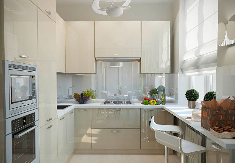 Как выбрать кухонный гарнитур для маленькой кухни, 100 +фото