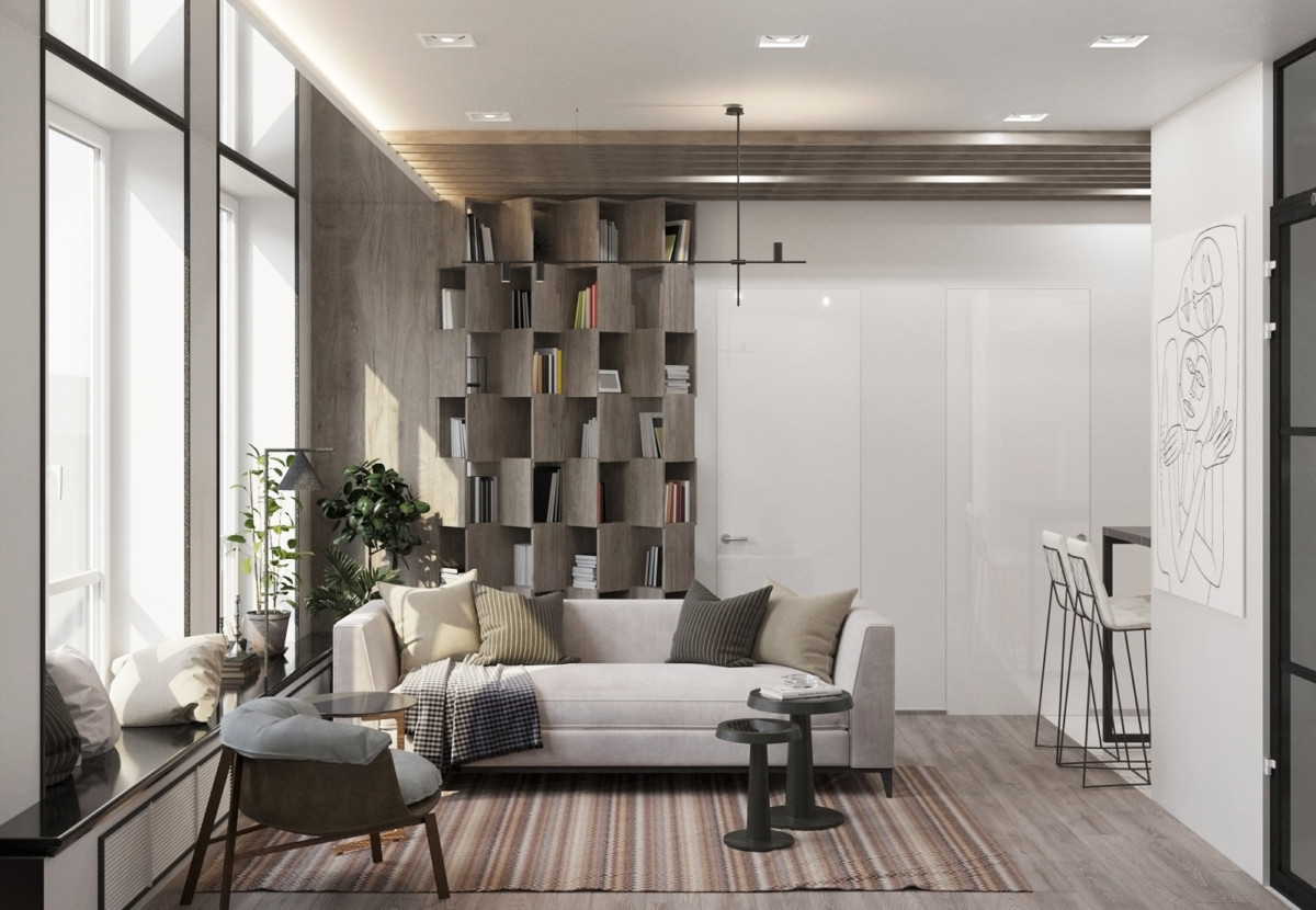 Модный интерьер — 2019: проект перепланировки квартиры для семьи из трёх человек