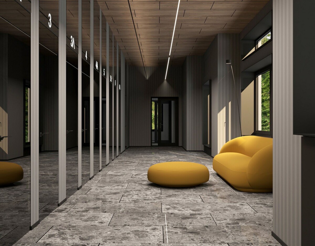 This design project was developed by our team led by a designer Zimenko Yuriy for an esthete customer who wanted to renovate his spa complex. The complex provides its Clients with services in the recovery of the whole body, as well as detox. In such a SPA complex, it will be possible to improve your health for a long time to come, because as you know, the body is recovering faster both from the professionalism of the services provided, as well as the design that heals the soul.