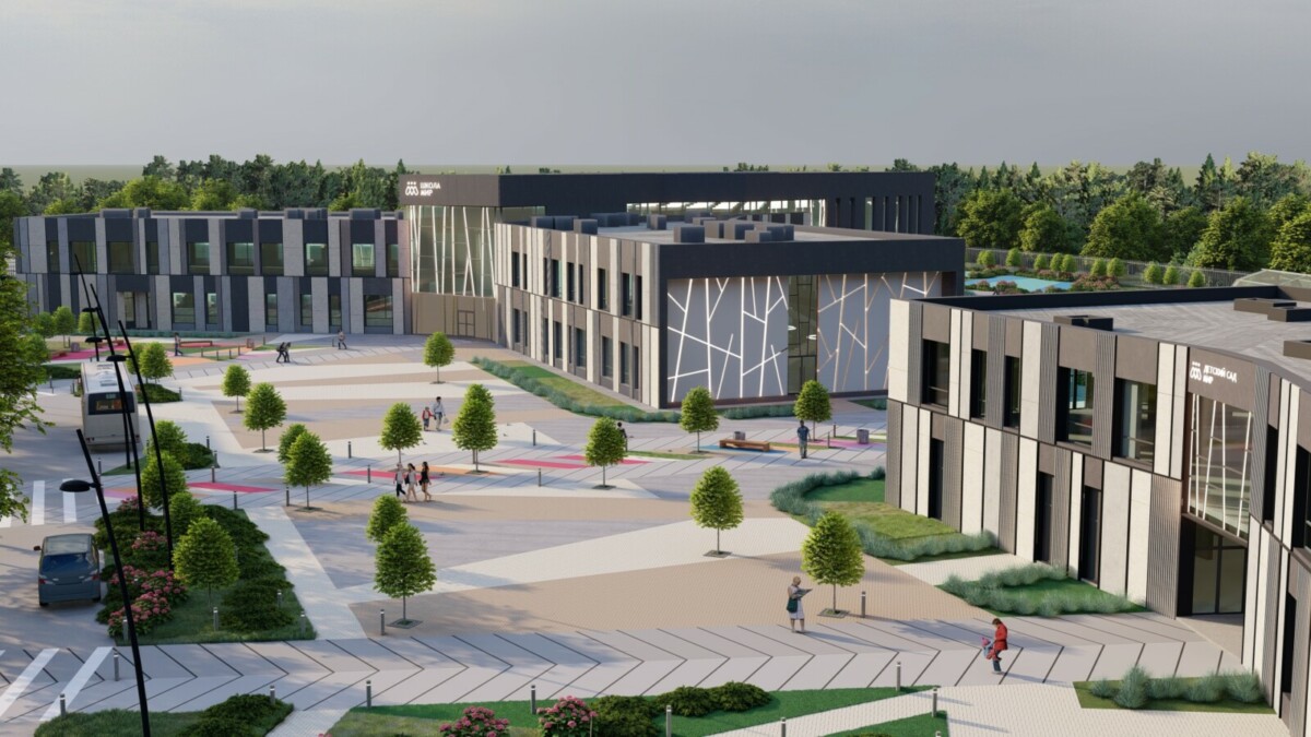 В городе Доброграде начали строить современный образовательный комплекс «МИР»